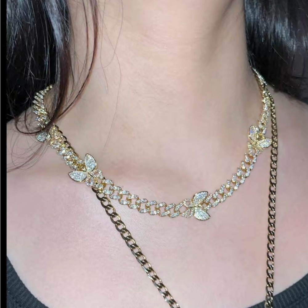 Gold Butterfly Necklace